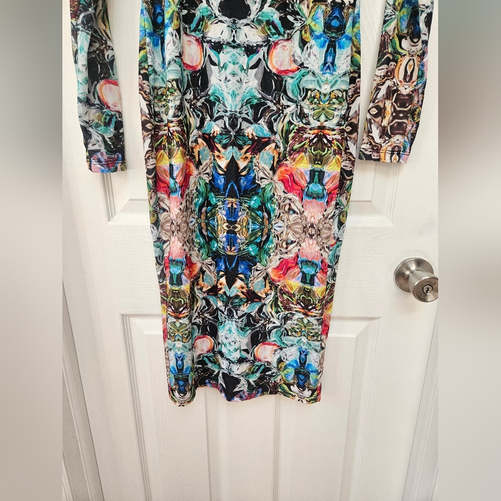 ASOS Patterned Dress, Size 6 - Picture 5 of 6